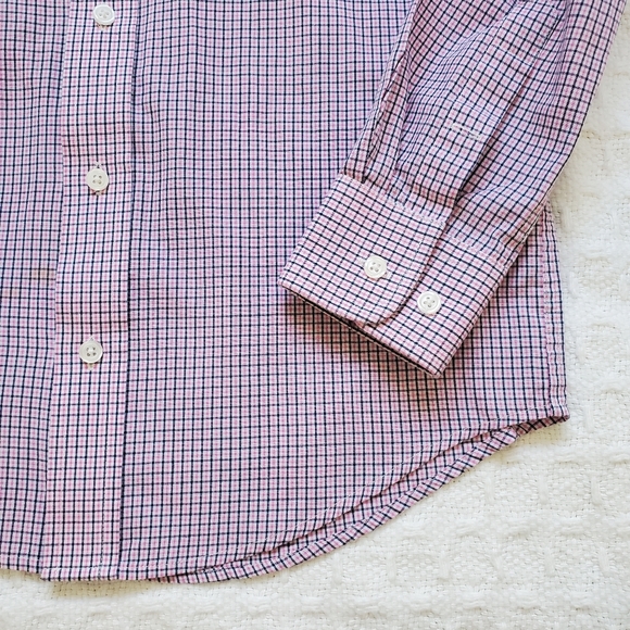 Ralph Lauren Button-Down Long Sleeves Checkered Shirt, Boys, Size 10 - Picture 3 of 9
